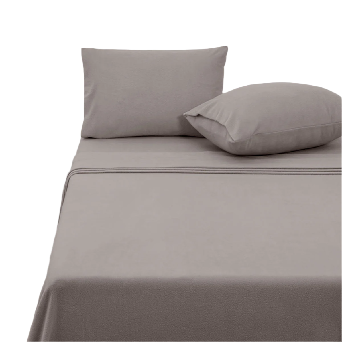 Polar Fleece Sheet Set Queen 36Cm Wall Taupe Sheets