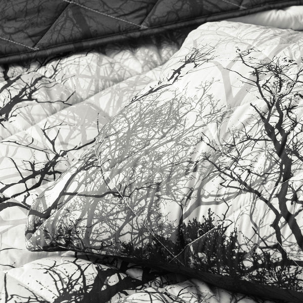 Bianca Boscage Black Forest Printed Quilted Polyester Coverlet Set Double Bed Quilts