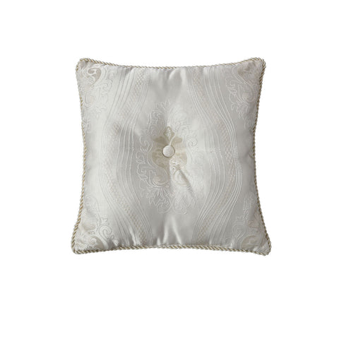 Bianca Arabella Ivory Square Cushion For Home Decor And Comfort Cushions & Decorative Pillows