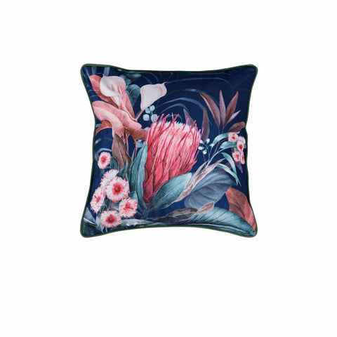 Bianca Balwyn Navy Square Filled Cushion 43 X 43Cm Cushions & Decorative Pillows