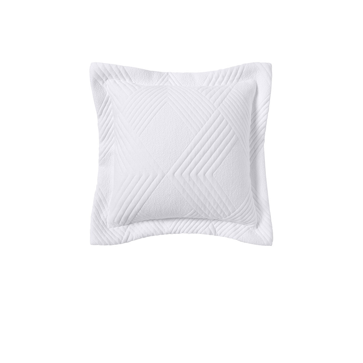 Bianca Cassiano White Square Filled Cushion 43Cm Home Decor Cushions & Decorative Pillows