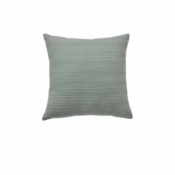 Bianca Kahlani Sage Waffle Square Filled Cushion 43 X 43Cm Cushions & Decorative Pillows