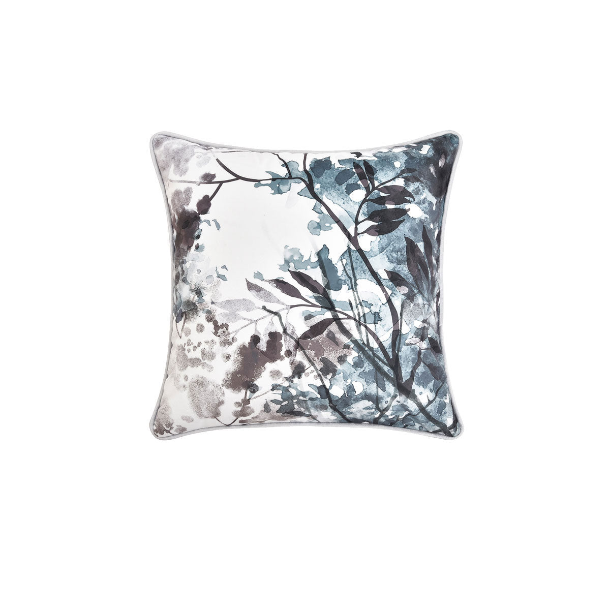 Bianca Sherbrooke White Velvet Square Filled Cushion 43 X 43Cm Cushions & Decorative Pillows