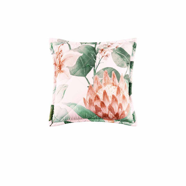 Bianca Sidney Blush Coordinate Square Filled Cushion 43 X 43Cm Pillow Cases
