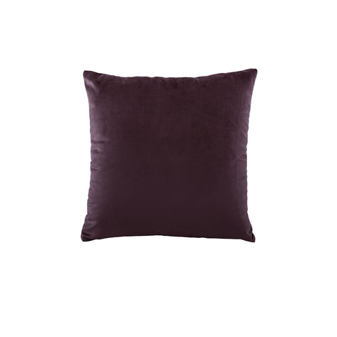 Bianca Vivid Coordinates Square Velvet Cushion Plum 43 X 43Cm Cushions & Decorative Pillows