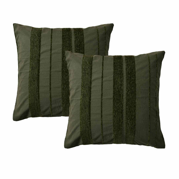 Bianca Pair Of Avery Forest European Pillowcases 65 X 65Cm Pillow Cases