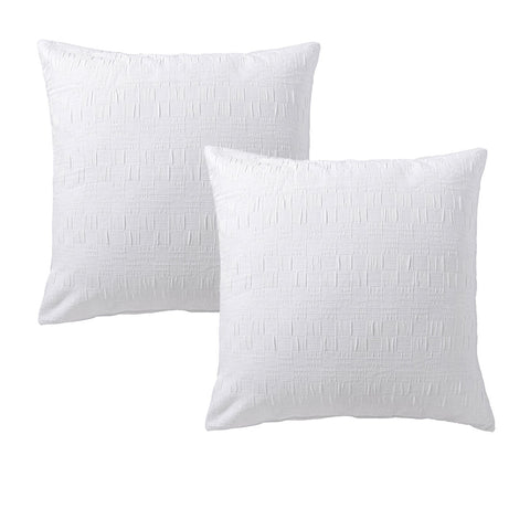 Bianca Pair Of Cosmo White Pillowcases 65 X 65Cm Pillow Cases