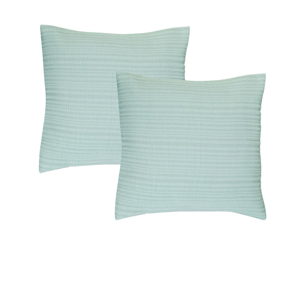 Bianca Cressida Sage Pillowcases 65Cm Pair Pillow Cases