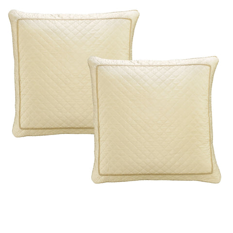 Bianca Elegance Trieste Ivory Pillowcases Pillow Cases