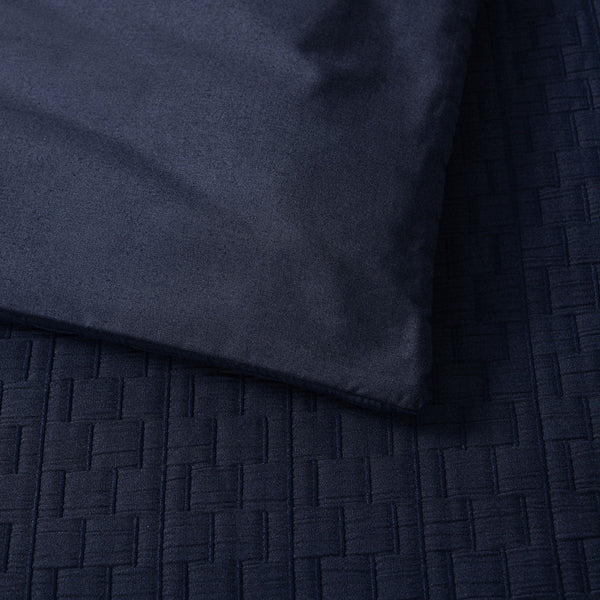 Bianca Burleigh Ink Jacquard Quilt Cover Set King Quilt Covers