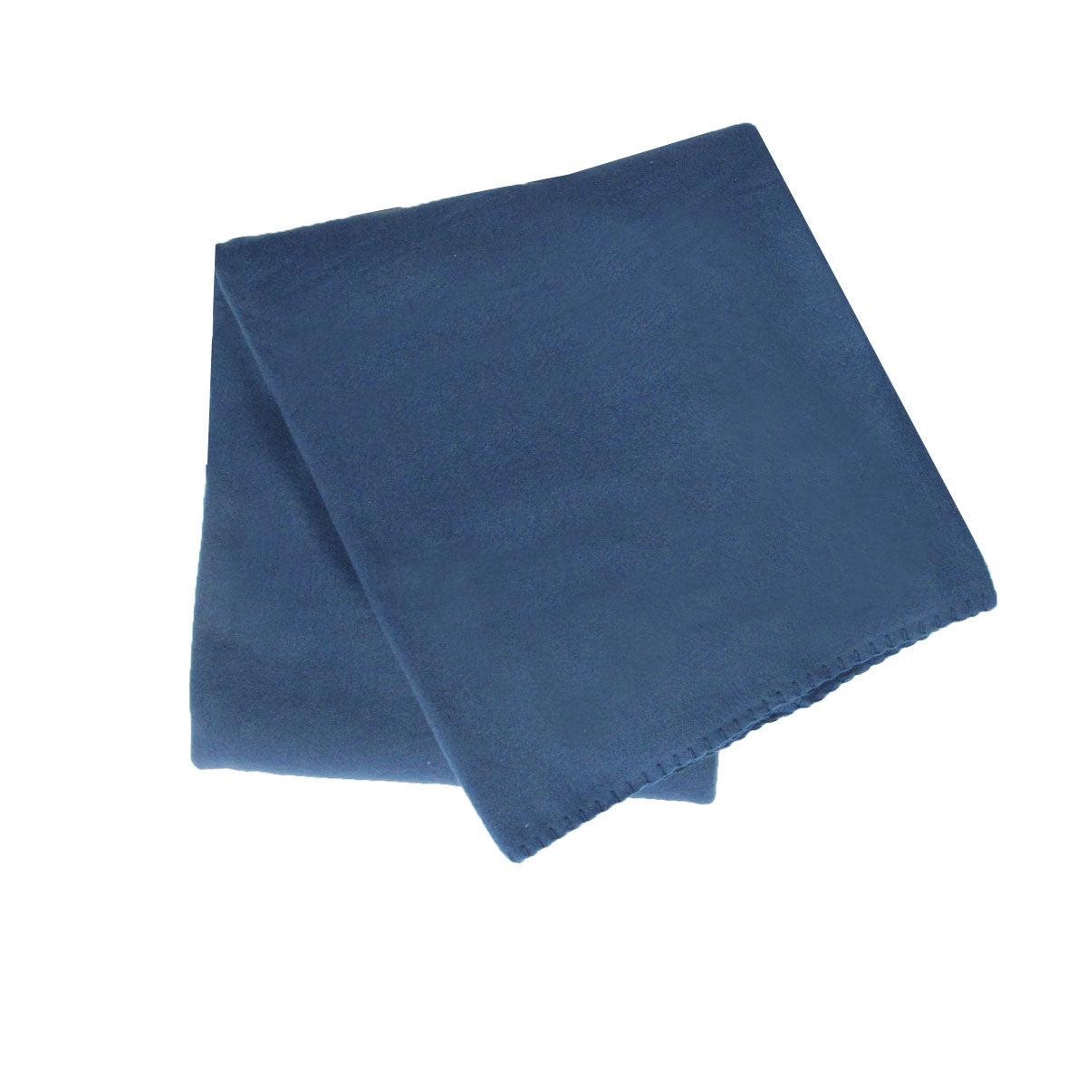 180Gsm Extra Large Polar Fleece Throw Blanket 150 X 200Cm Steel Blue Blankets