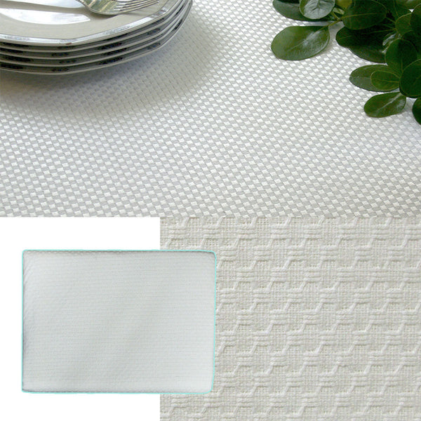 Prestige Cotton Rich Off White Table Cloth 180 X Cm Table Cloths