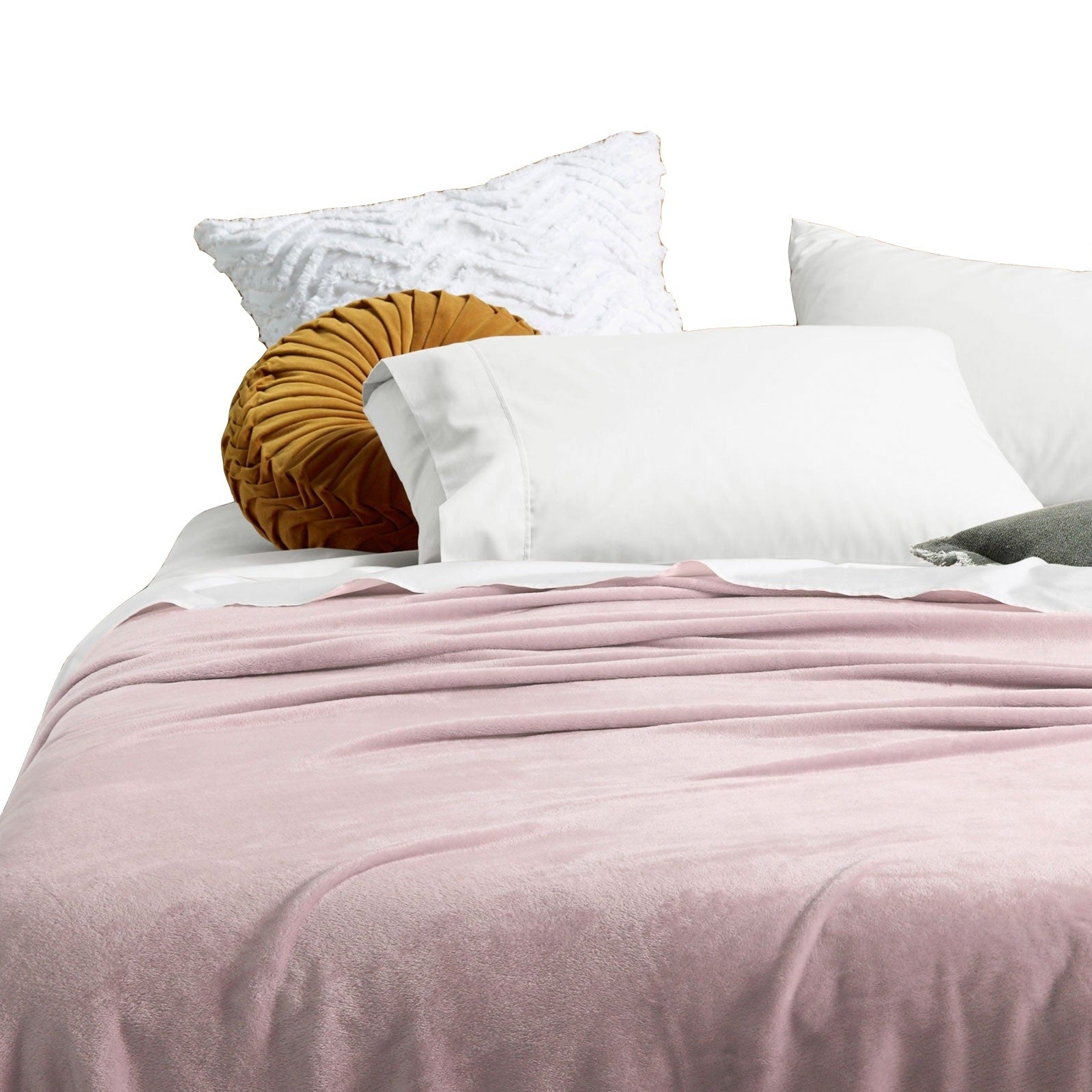 Accessorize Super Soft Blanket Queen/King Blush Blankets