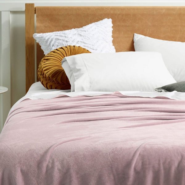 Accessorize Super Soft Blanket Queen/King Blush Blankets
