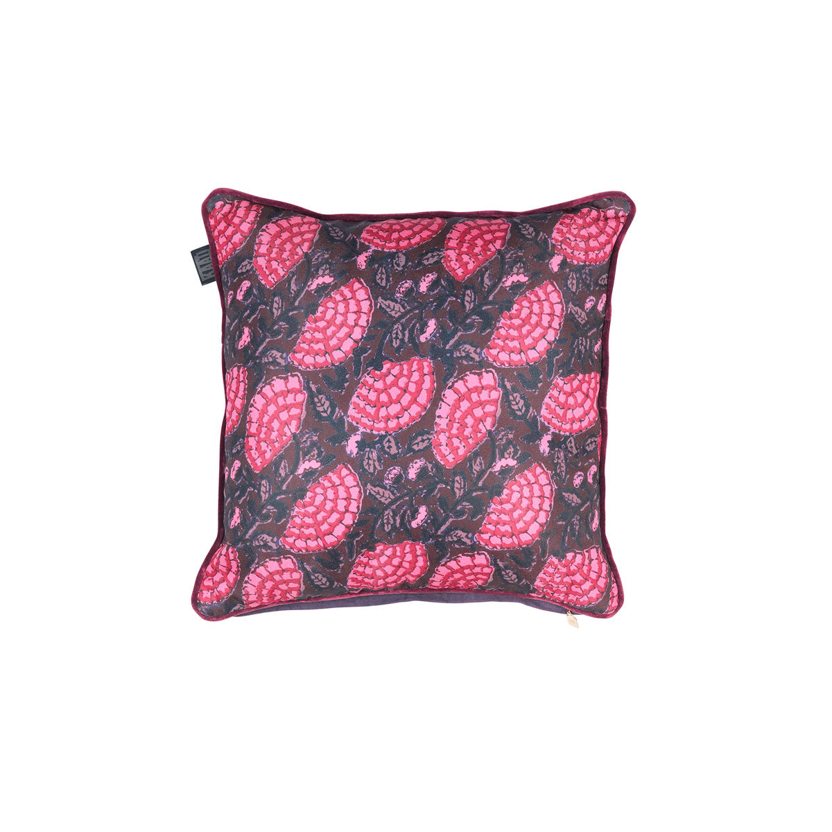 Ayda Pink Floral Square Filled Cushion 45Cm X Cushion Covers