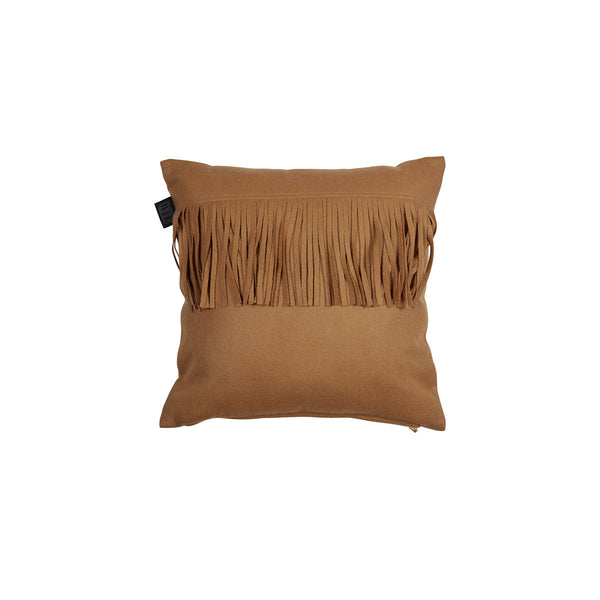 Frey Brown Square Filled Cushion 40Cm X Cushion Covers