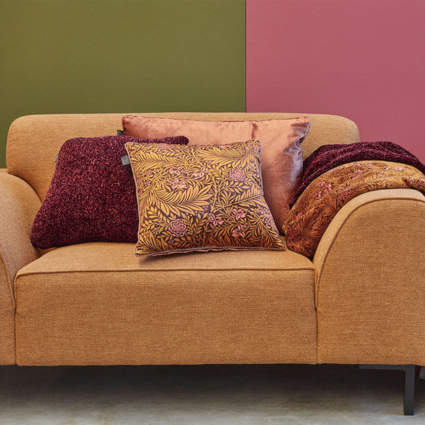 Jits Dark Red Square Filled Cushion 45Cm X Cushion Covers