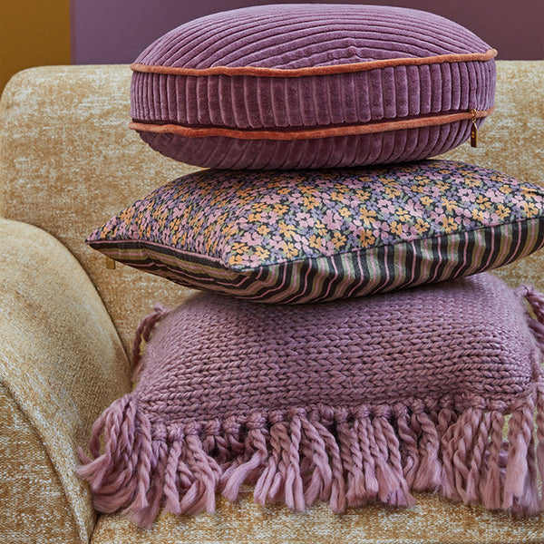 Jonine Lilac Square Filled Cushion 45Cm X Cushion Covers