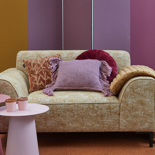 Jonine Lilac Square Filled Cushion 45Cm X Cushion Covers