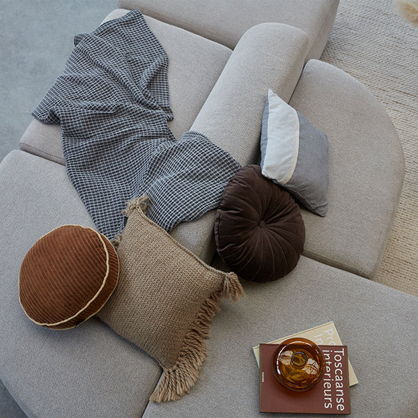 Jonine Sand Square Filled Cushion 45Cm X Cushion Covers