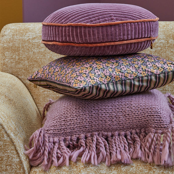 Liya Multi Floral Square Filled Cushion 43Cm X Cushion Covers