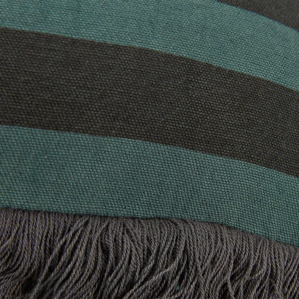 Kaat Amsterdam Viggo Green Stripe Square Filled Cushion 45Cm X Cushion Covers