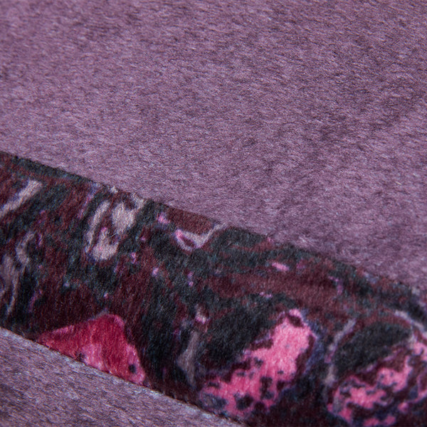 Kaat Amsterdam Boline Aubergine Velvet Oblong Filled Cushion 40Cm X 60Cm Cushions & Decorative Pillows