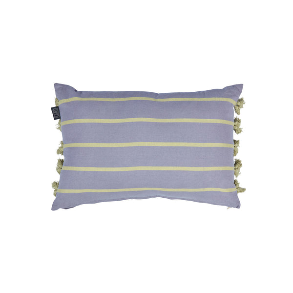 Kaat Amsterdam Jelke Mauve Stripes Oblong Filled Cushion 40Cm X 60Cm Cushions & Decorative Pillows