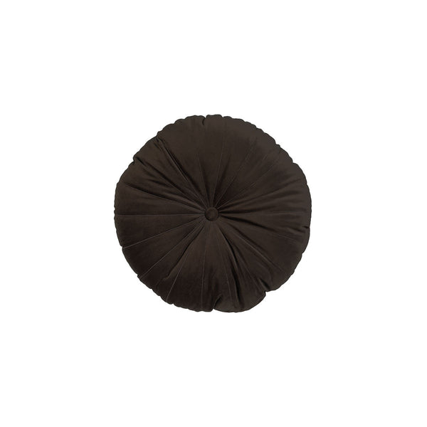 Mandarin Brown Round Filled Cushion 40Cm Diameter Cushion Covers