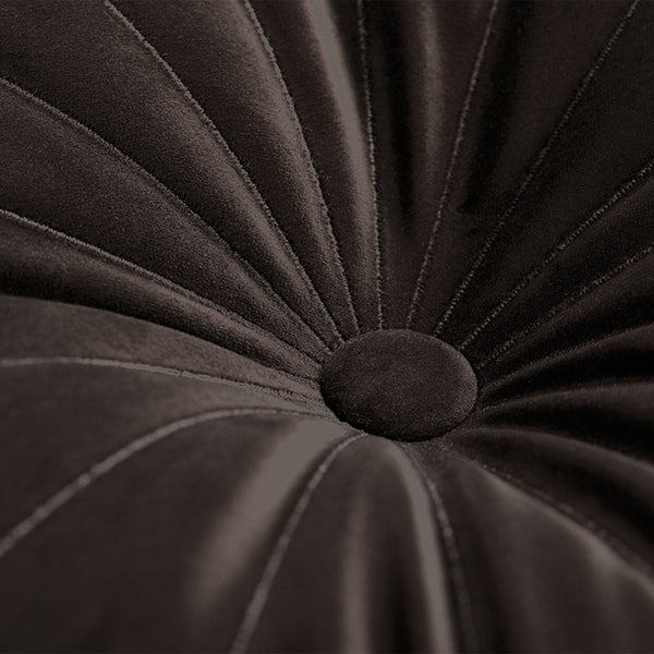 Mandarin Brown Round Filled Cushion 40Cm Diameter Cushion Covers