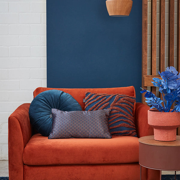 Meja Red Reversible Oblong Filled Cushion 30Cm X 50Cm Cushion Covers