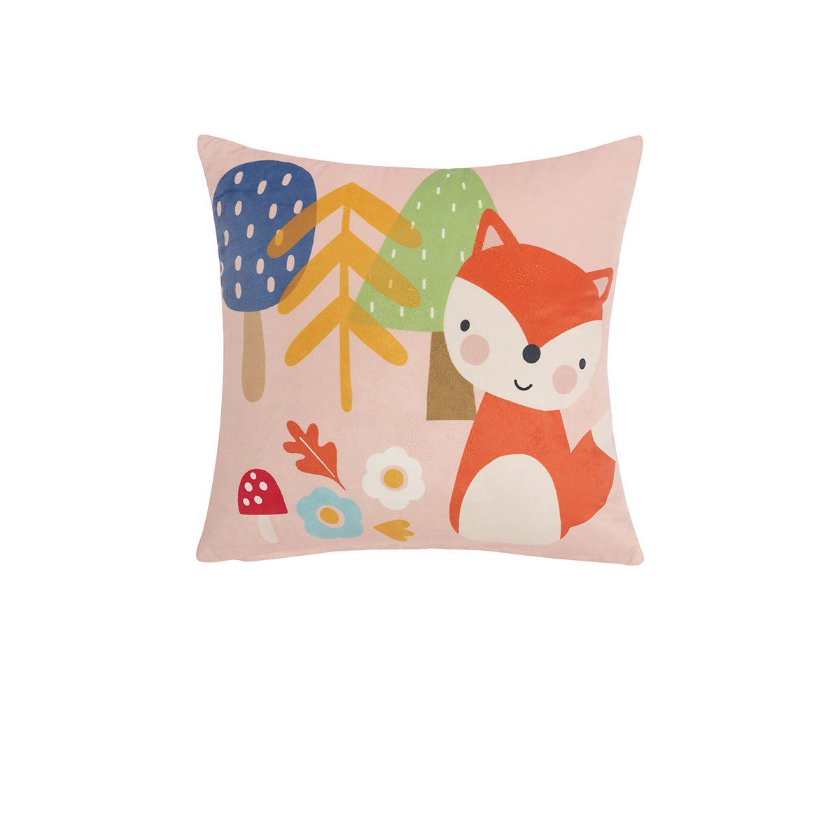 Happy Kids Rainbow Forest Filled Square Cushion Cushions & Decorative Pillows