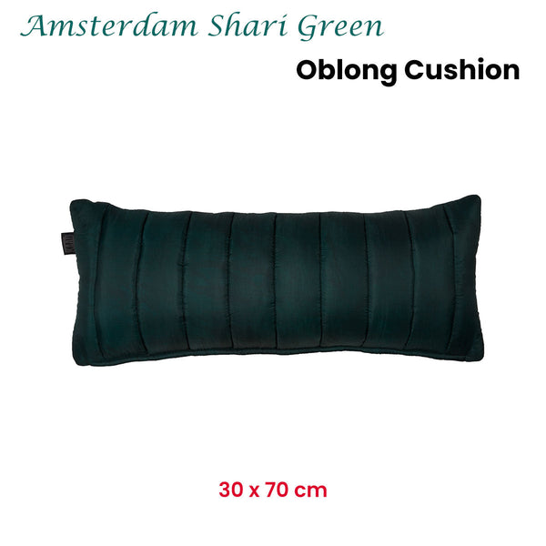 Shari Green Oblong Filled Cushion 30Cm X 70Cm Cushion Covers