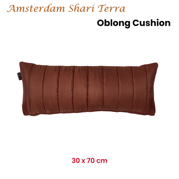 Shari Terra Oblong Filled Cushion 30Cm X 70Cm Cushion Covers