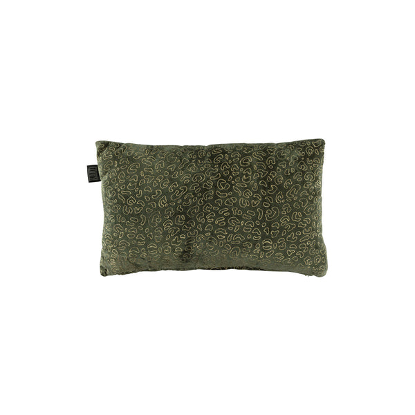 Spartan Green Animal Print Oblong Filled Cushion 30Cm X 50Cm Cushion Covers