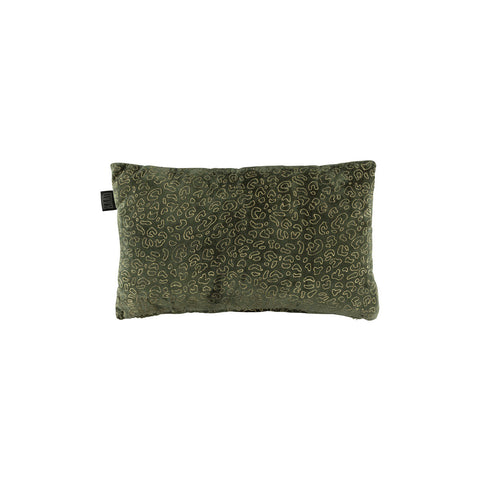 Spartan Green Animal Print Oblong Filled Cushion 30Cm X 50Cm Cushion Covers