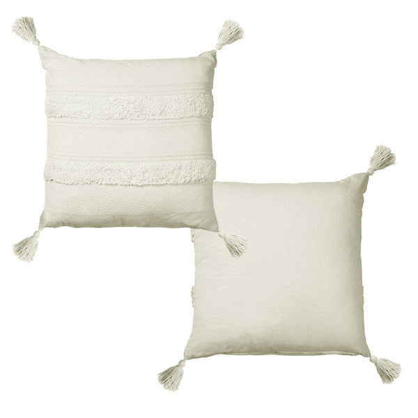 Accessorize Indra Cotton Cushion Cover Off White Cushion Covers