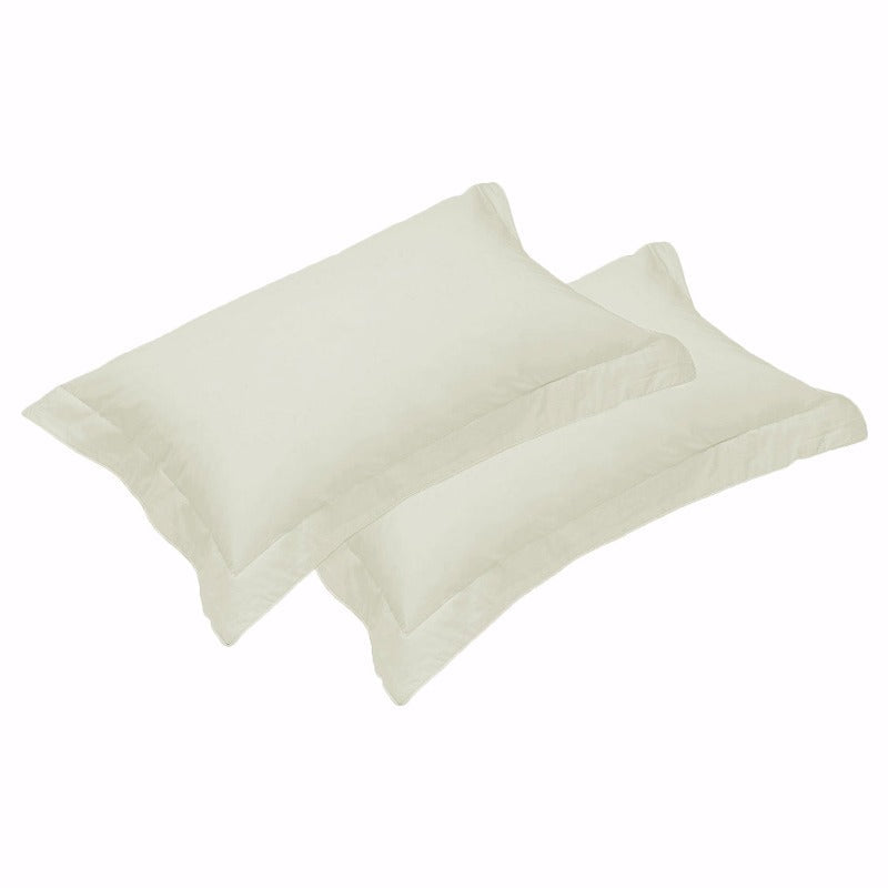 Pillow Cases Assorted Brands 500Tc Pair Of Egyptian Cotton Tailored Pillowcases Vanilla