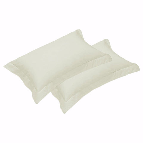 Pillow Cases Assorted Brands 500Tc Pair Of Egyptian Cotton Tailored Pillowcases Vanilla