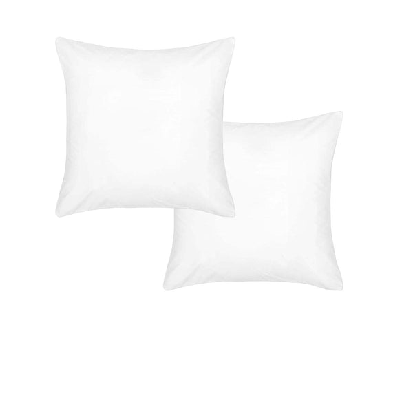 Accessorize Pair Of White Piped Hotel Deluxe Cotton European Pillowcases Pillow Cases