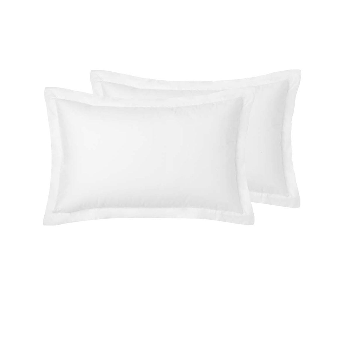 Accessorize Pair Of White Tailored Hotel Deluxe Cotton Pillowcases Pillow Cases