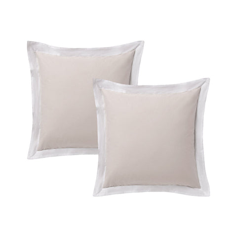White Natural Tailored Hotel Deluxe Cotton European Pillowcases Pillow Cases