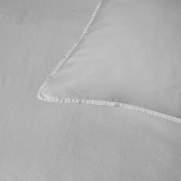 Accessorize Grey 400Tc Bamboo Cotton Double Stitched Quilt Cover Set Quilt Covers