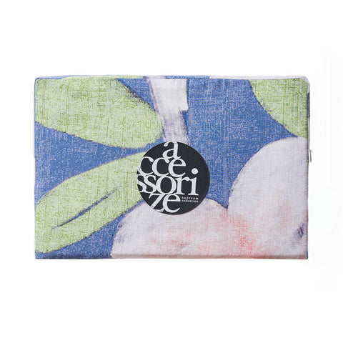 Single Accessorize Bella Blue Cotton Floral Quilt Cover Set For Home Quilt Covers