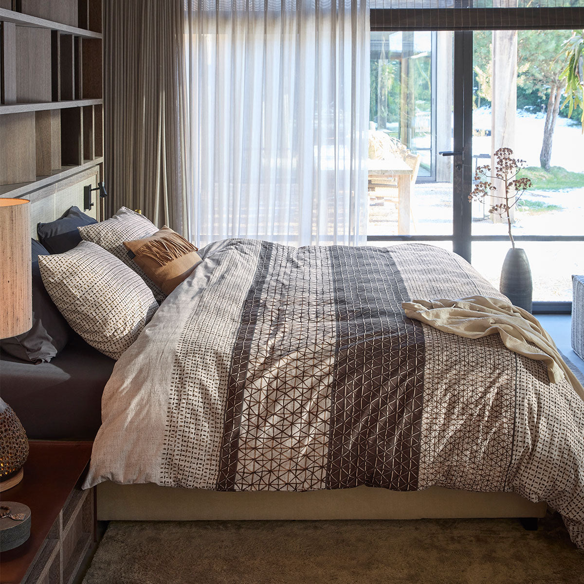 House Mathis Natural Cotton Quilt Cover Set For Home And Garden Quilt Covers