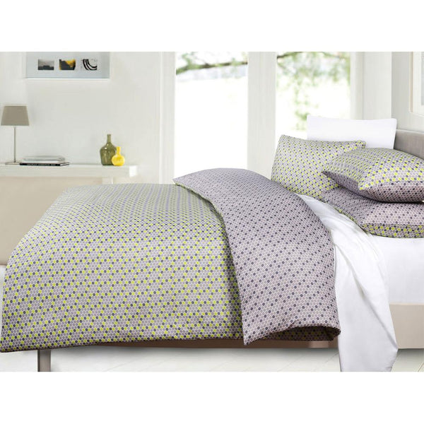 Mode Honeycomb Reversible Quilt Cover Set Queen Quilt Covers