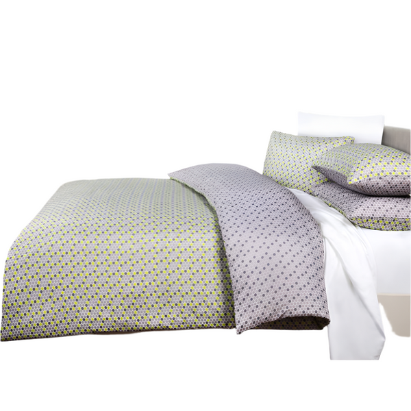 Mode Honeycomb Reversible Quilt Cover Set Queen Quilt Covers