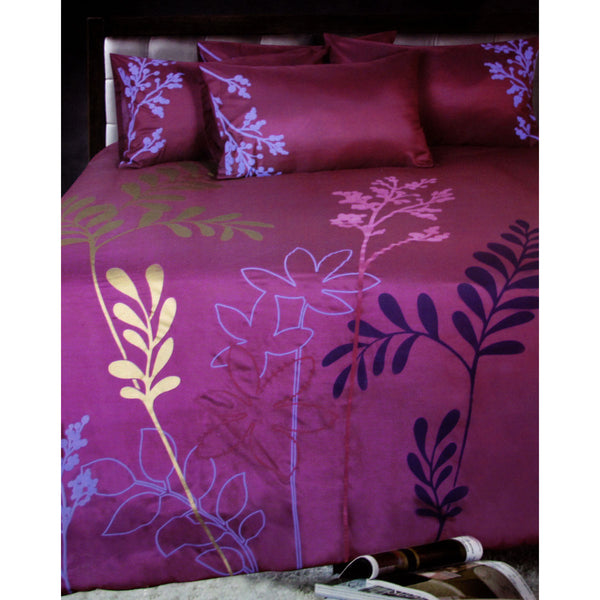 Accessorize Plum Quilt Cover Set Double Quilt Covers