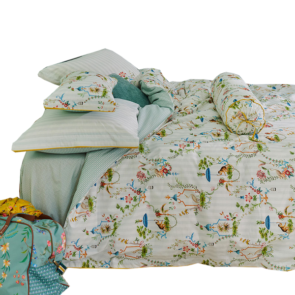 Pip Studio Singerie White Cotton Quilt Cover Set Double Quilt Covers