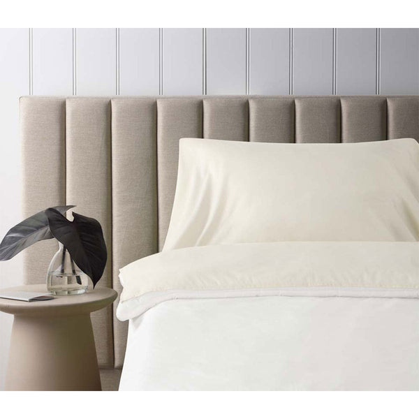 Accessorize Self Tanning Polyester Cotton Sheet Protector 145Cm X 220Cm Stone Sheets